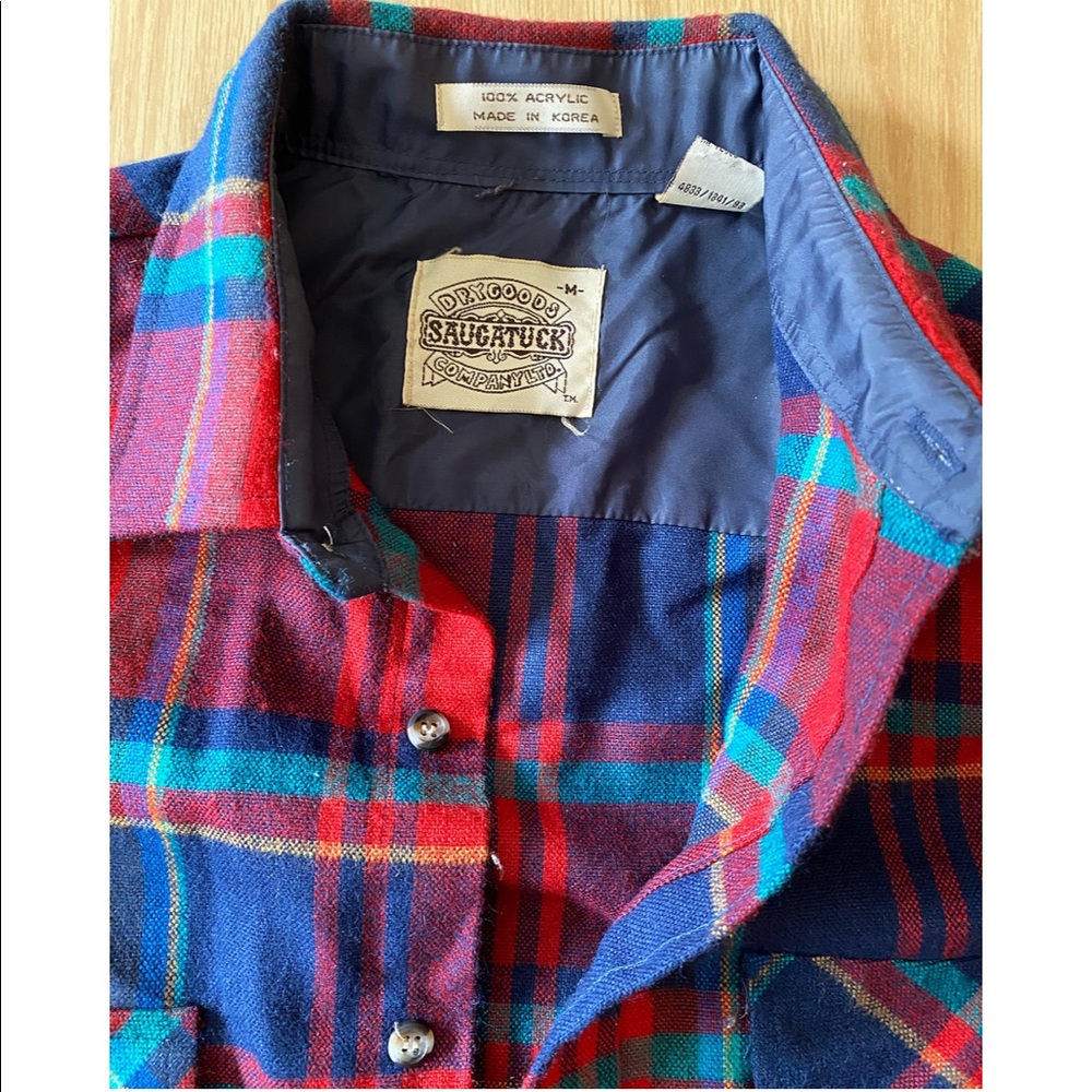 Plaid Saugatuck Long Sleeve Flannel Button Down
